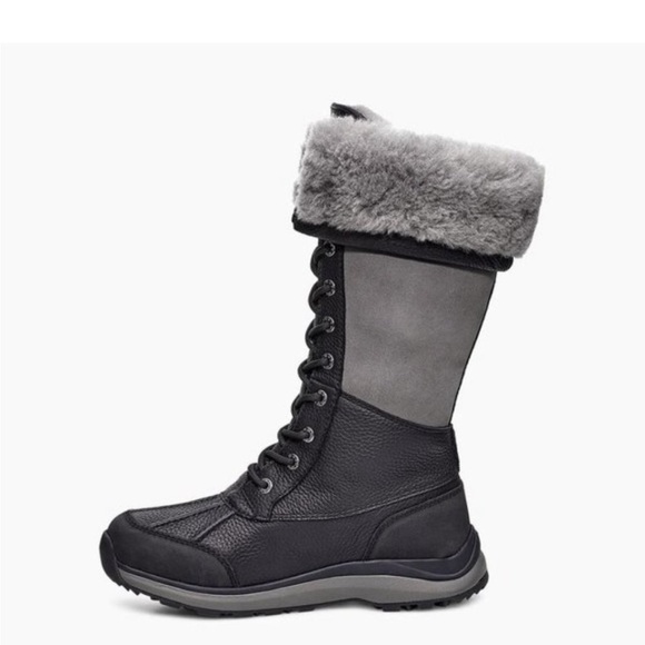 UGG | Adirondack III Tall Waterproof Snow Boots In Black NEW - Picture 12 of 12